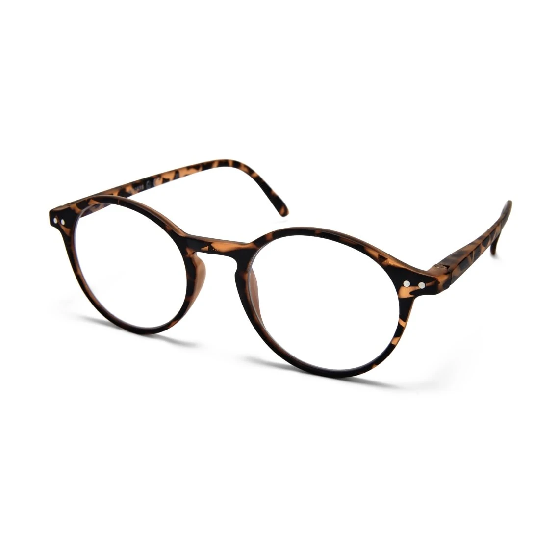 Readers - Læsebriller Readers Blue Block Round Tortoise 3 Readers - Læsebriller Readers Blue Block Round Tortoise