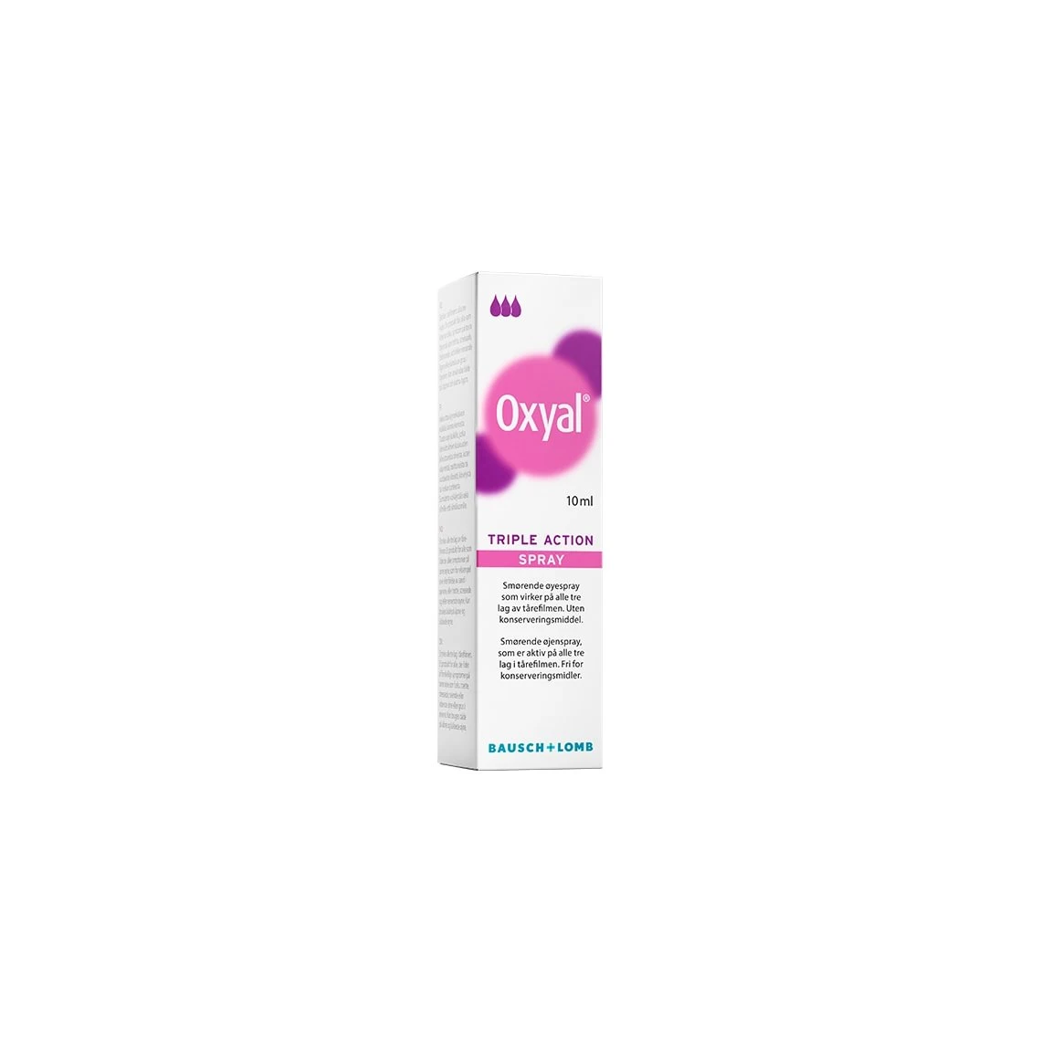 Oxyal Triple Action Spray Øjenspray 10 Ml 3 Oxyal Triple Action Spray Øjenspray 10 Ml - Billede 2