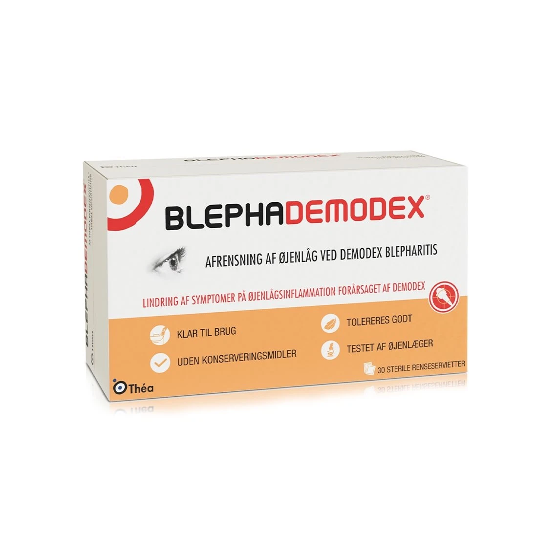 BLEPHADEMODEX Vådservietter 30 St 4 BLEPHADEMODEX Vådservietter 30 St - Billede 2